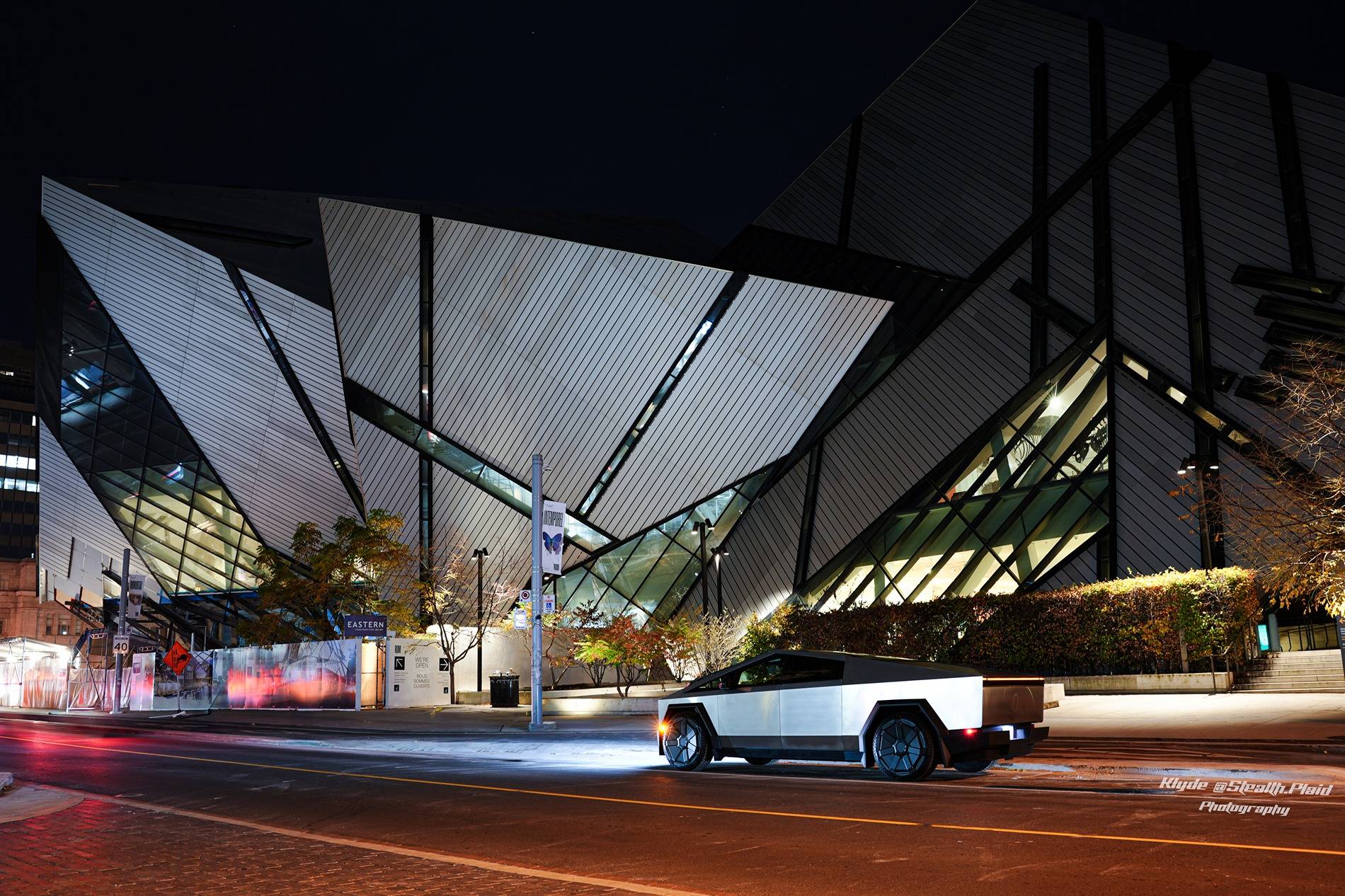 Tesla Cybertruck Photoshoot of the Iconic ROM with Cybertruck in Toronto. A7405235 copy
