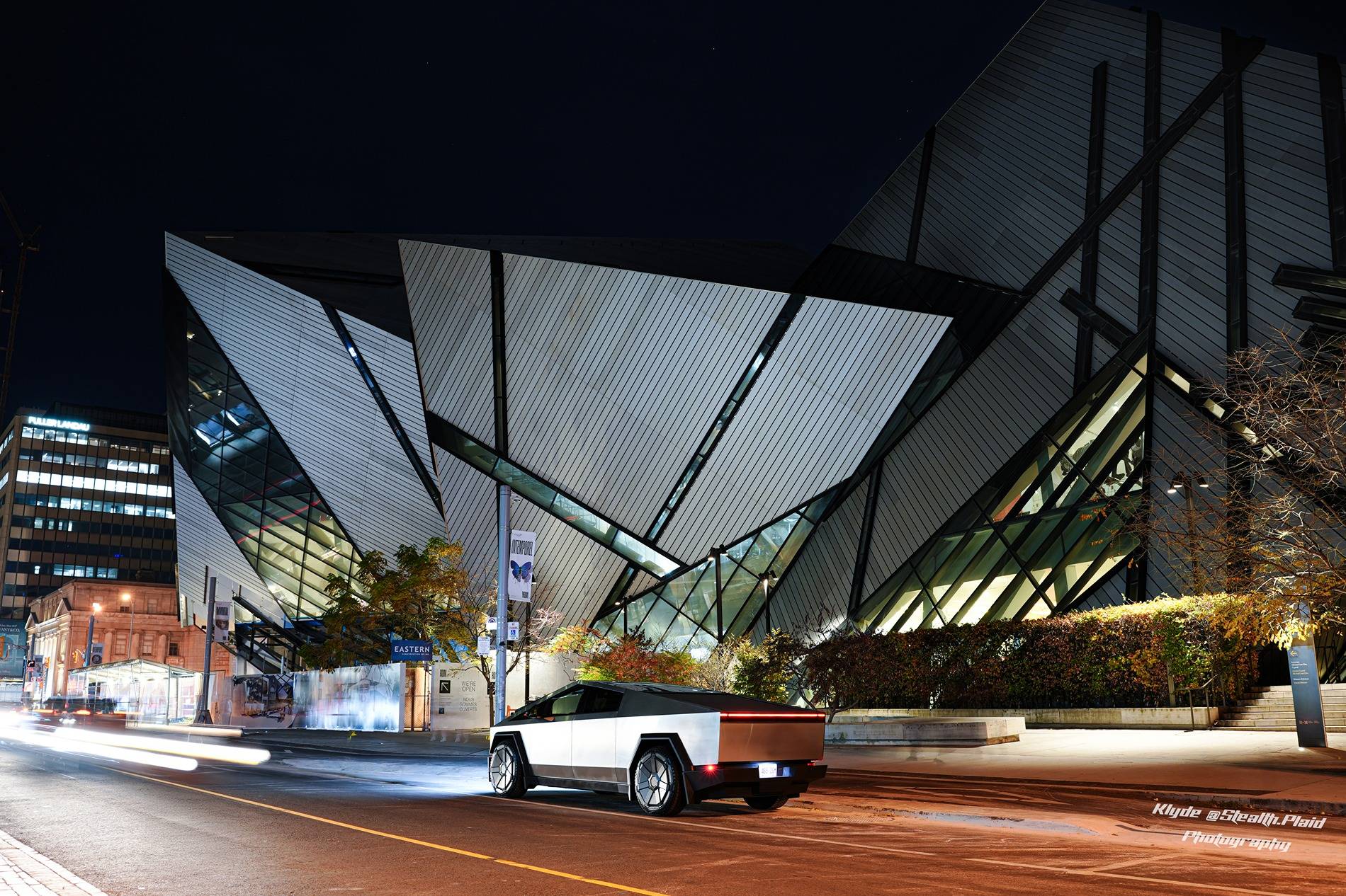 Tesla Cybertruck Photoshoot of the Iconic ROM with Cybertruck in Toronto. A7405248 copy