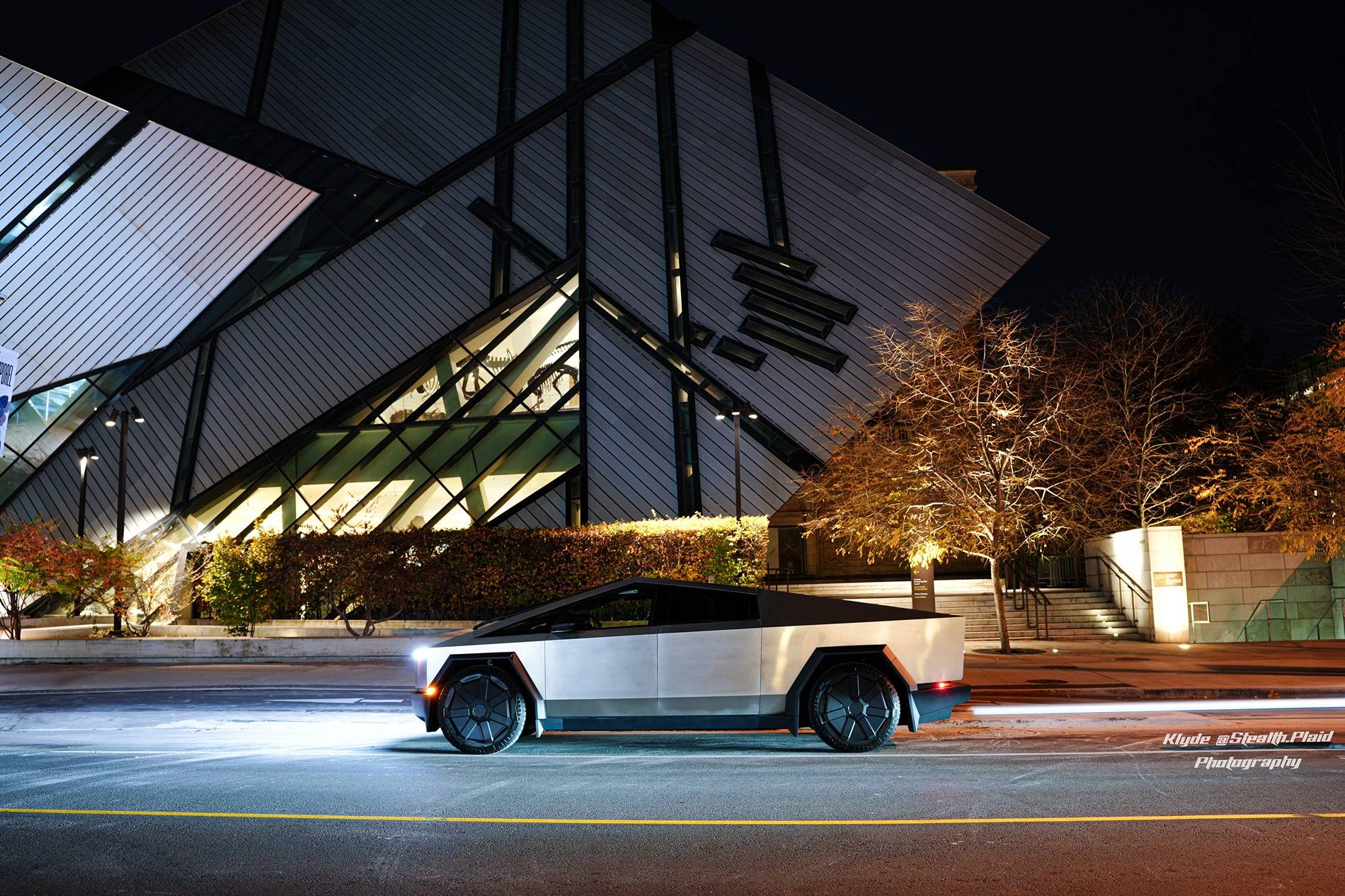 Tesla Cybertruck Photoshoot of the Iconic ROM with Cybertruck in Toronto. A7405252 copy