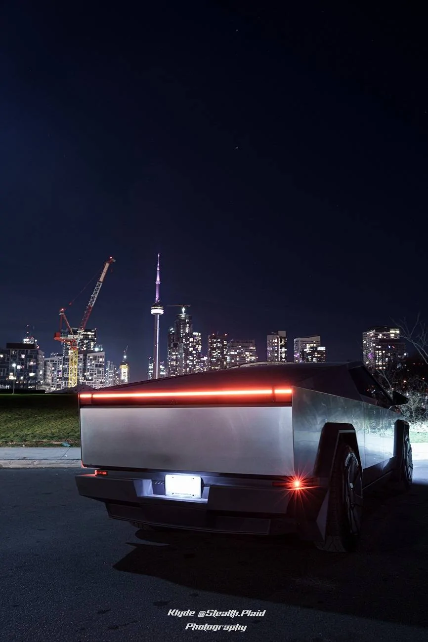 Tesla Cybertruck Photoshoot of the Iconic ROM with Cybertruck in Toronto. A7405280 copy