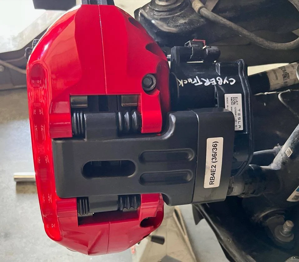 Tesla Cybertruck Cybertruck Brake Upgrade Options from RB Performance Brakes rear1