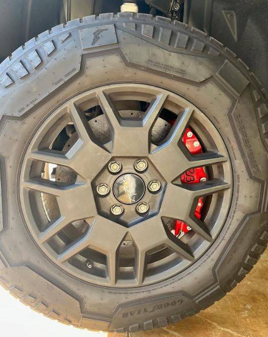 Tesla Cybertruck Cybertruck Brake Upgrade Options from RB Performance Brakes front1.JPG