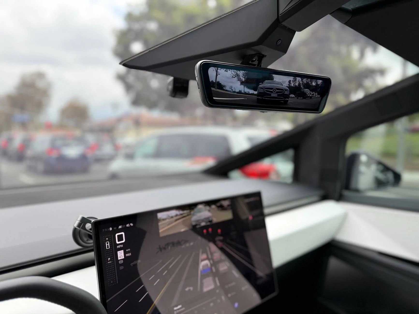 Tesla Cybertruck New Tesla Cybertruck Live Rear View Mirror! BLACK FRIDAY EARLY SALE! IMG_1661