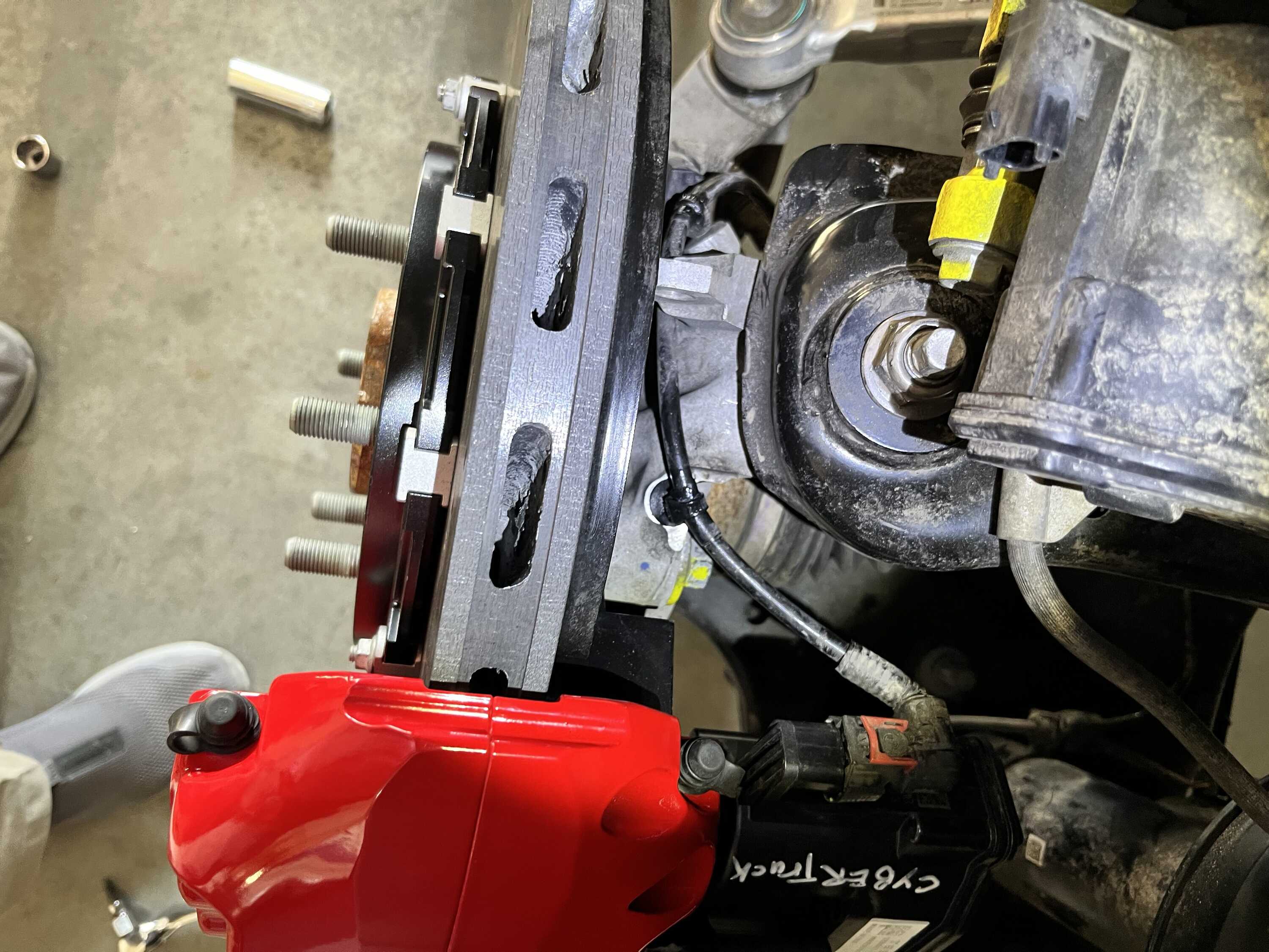 Tesla Cybertruck Cybertruck Brake Upgrade Options from RB Performance Brakes IMG_6440