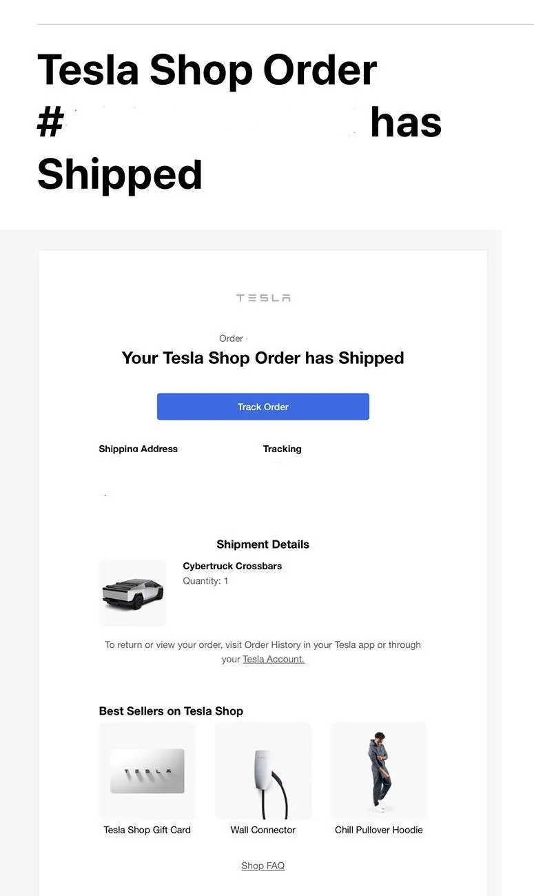 Tesla Cybertruck Anyone got their Crossbars from the Tesla shop yet? IMG_1930