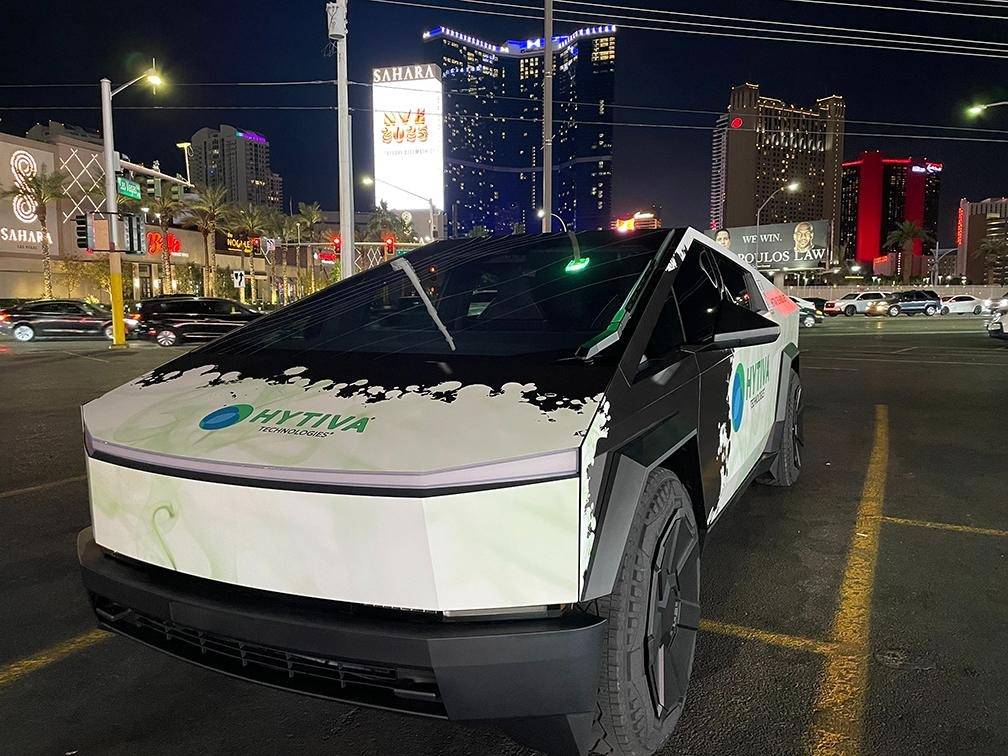 Tesla Cybertruck CUSTOM GRAPHICS / DESIGN / THEME Vinyl Wrap & PPF Cybertruck -- Photos & Videos 20241114-cyberbeast-fs-front-lv-strip-3