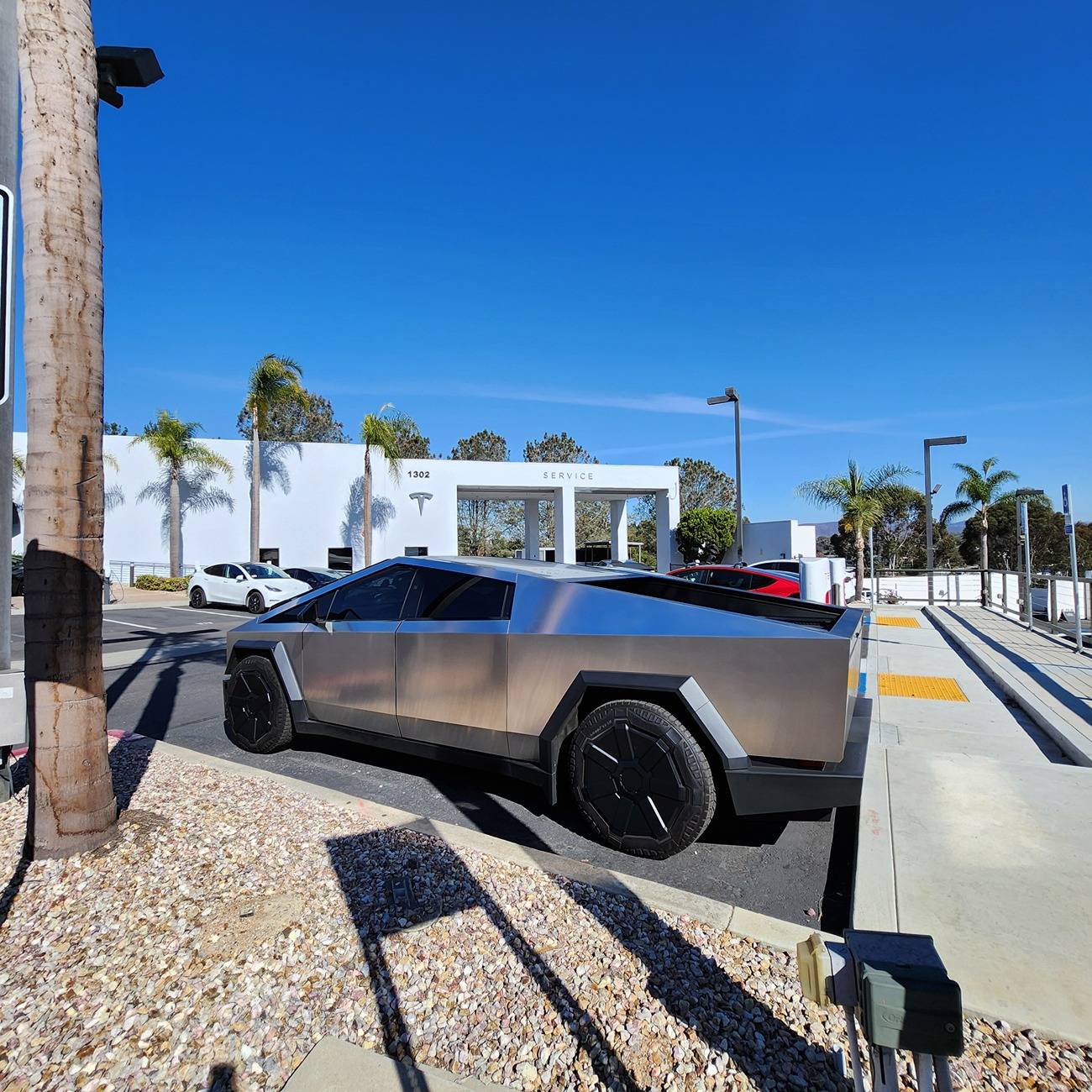 Tesla Cybertruck Couple of Mods | Spare Wheel install | Yellow Calipers | CyberWheel Covers 20241114_105643 (1)