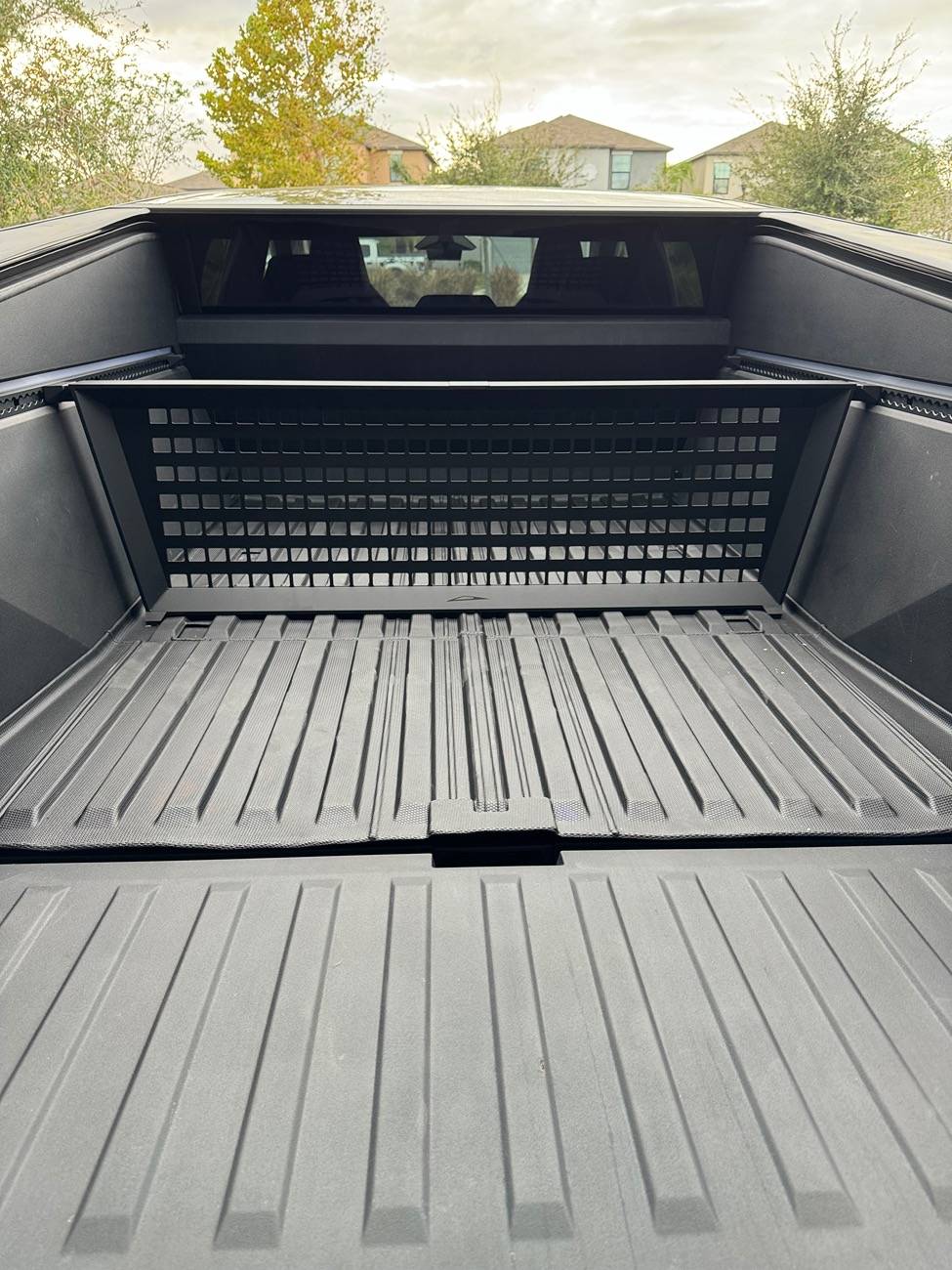 Tesla Cybertruck OEM Vault Cargo Divider now revised & fixed by Tesla! IMG_8821
