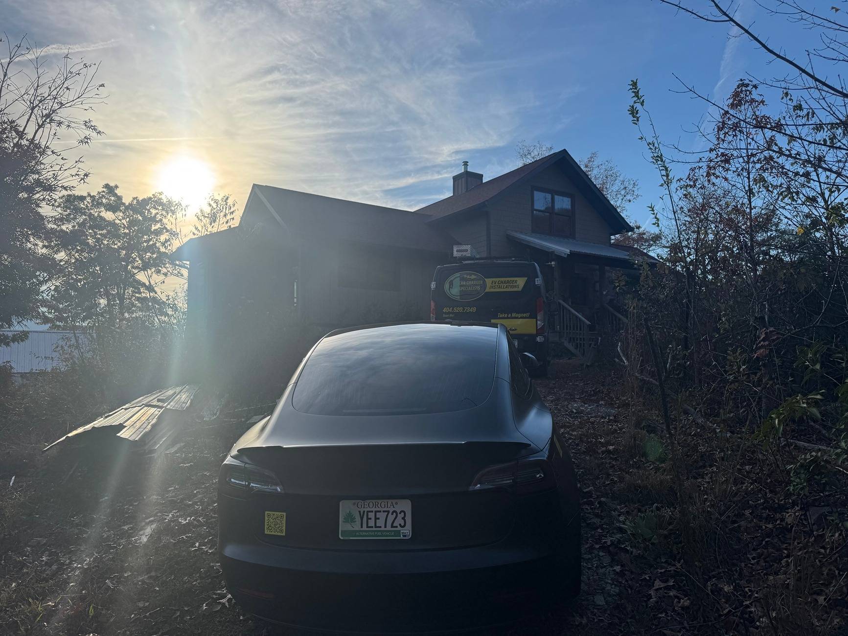 Tesla Cybertruck Fabulous PowerShare Install by Car Charger Specialist (Atlanta & NC) CE98DF36-B5A0-44ED-826D-D42B842C4546