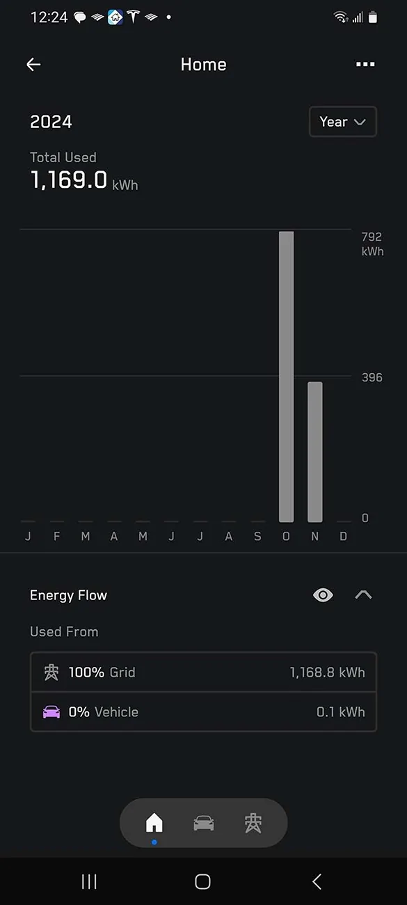 Tesla Cybertruck Tesla Powershare Gateway and Universal Charger only - is this normal? Screenshot_20241120_122419_Tesla sm