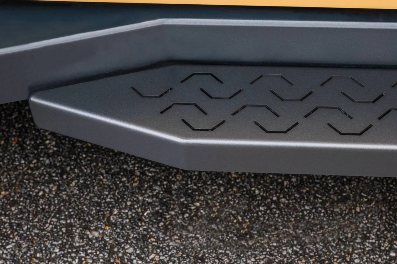 Tesla Cybertruck New AeroMaxx Running Boards for Cybertruck -- By T Sportline - Made in USA 02_CT Running Boards_Installed - W