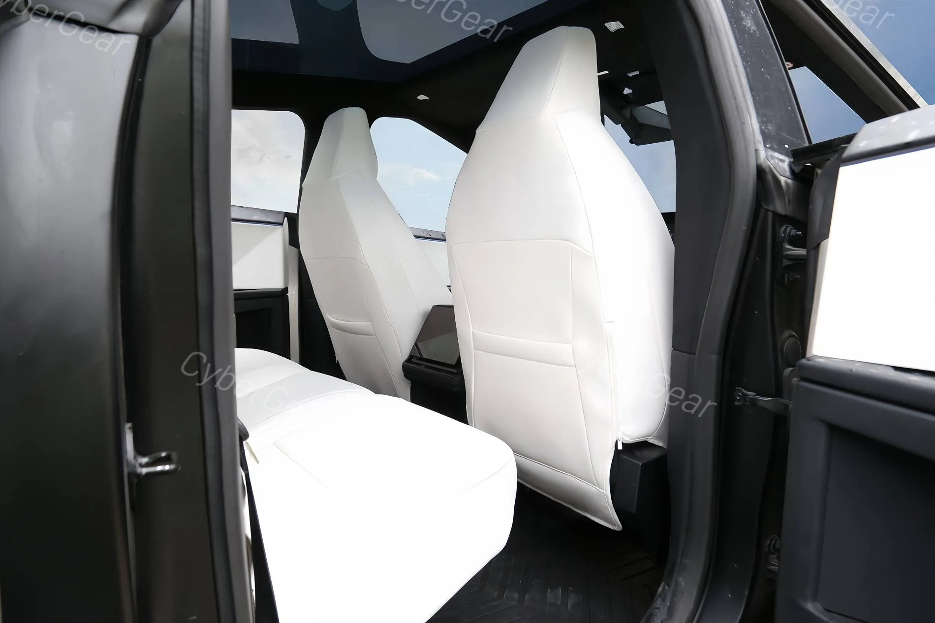 Tesla Cybertruck Cybertruck seats wrinkled bbec0e3859a45aacd5eea82adbefd24