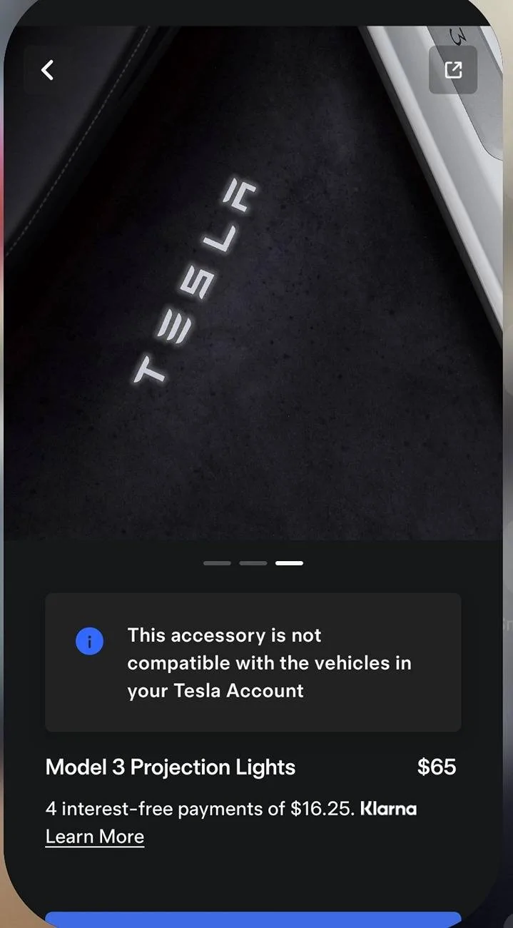 Tesla Cybertruck Cybertruck Projection Lights / Puddle Lights now available in the Shop Screenshot_2024-11-21-11-23-59-29_dea0ed4dc7fea9051b966dd91d80d9a