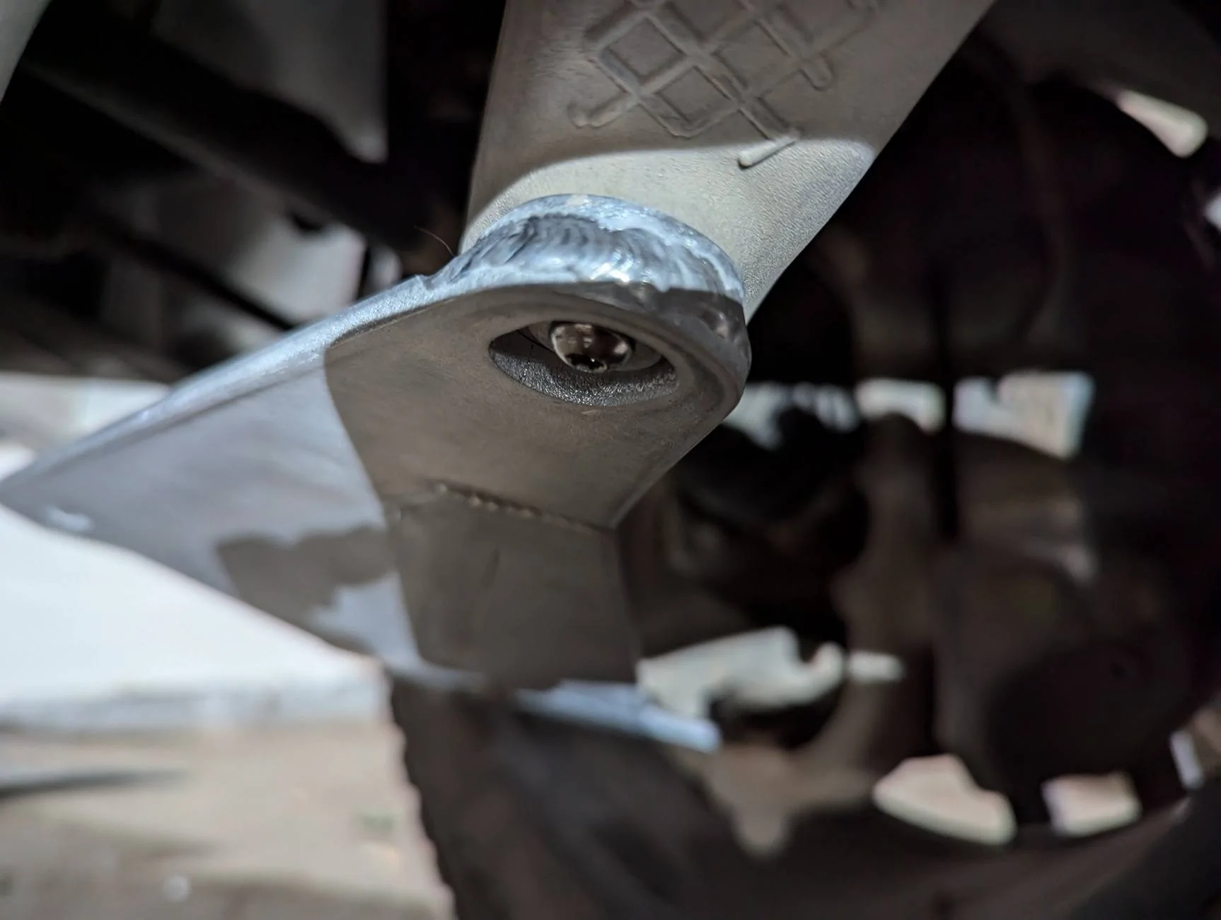Tesla Cybertruck Review: CybertruckCo front control arm armor PXL_20241122_013054496
