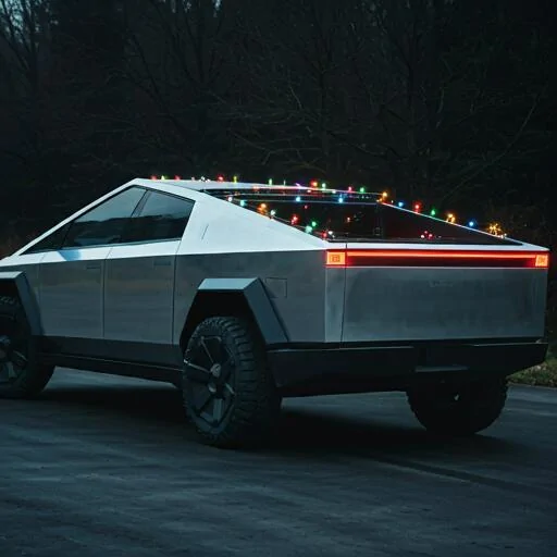 Tesla Cybertruck Is it wrong to order crossbars to run LED holiday lights? 1732305715786-fi