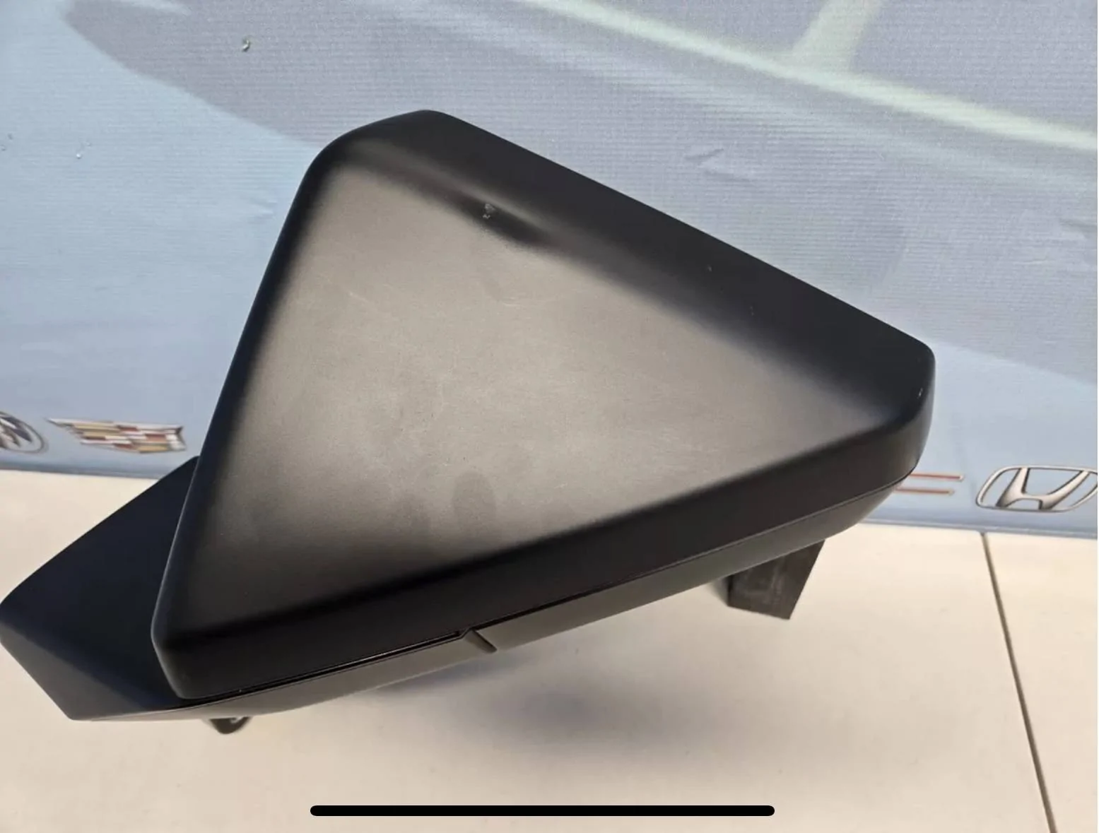 Tesla Cybertruck Mirror cover material difference between FS and nonFS IMG_7783