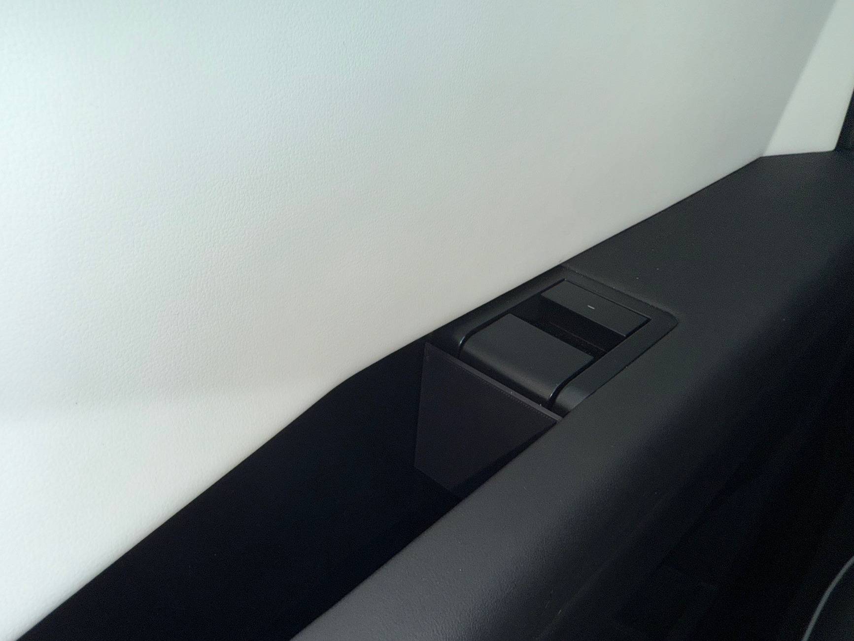 Tesla Cybertruck Need emergency door release cover for passenger side Cover Pic 2