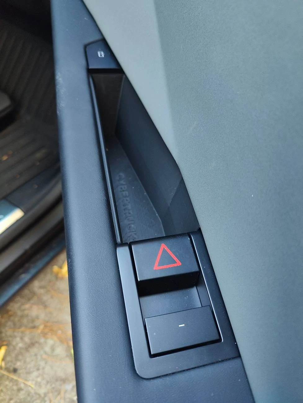 Tesla Cybertruck Need emergency door release cover for passenger side IMG20241122161335
