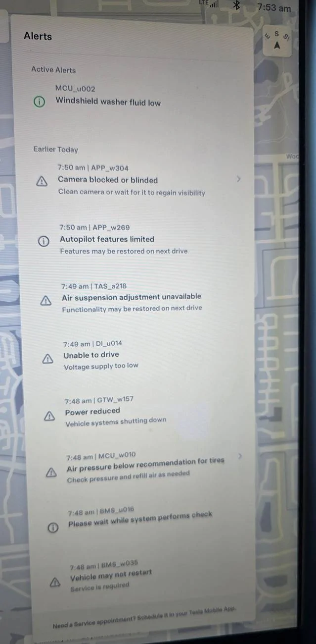 Tesla Cybertruck Cybertruck Major Failure (Reason Still Unknown) 20241123_075351