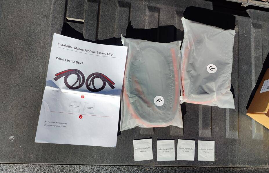 Tesla Cybertruck Teslaunch Door Sealing Kit Install Instructions, plus before and after decibel readings (you might be surprised...) 1732485620085-jy