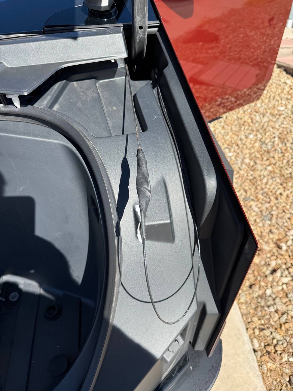 Tesla Cybertruck HAM radio antenna mount options IMG_0050
