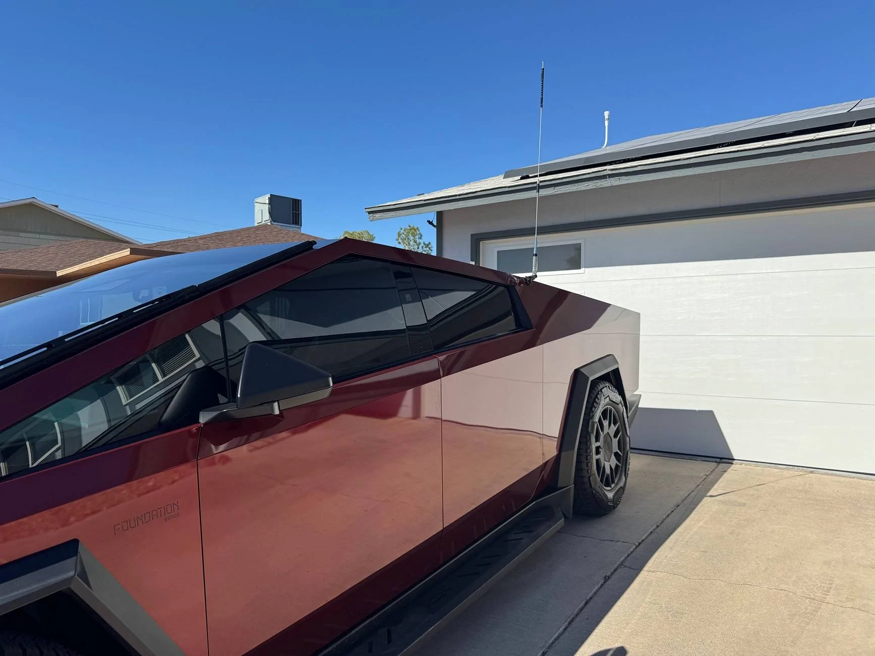Tesla Cybertruck HAM radio antenna mount options IMG_0052