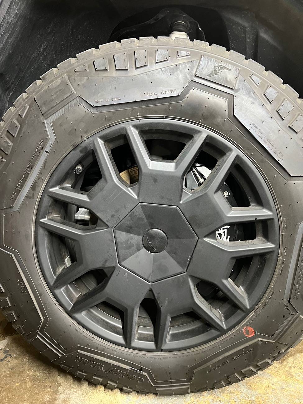 Tesla Cybertruck Install Pics: Caliper Covers by CyberGear Co IMG_7257