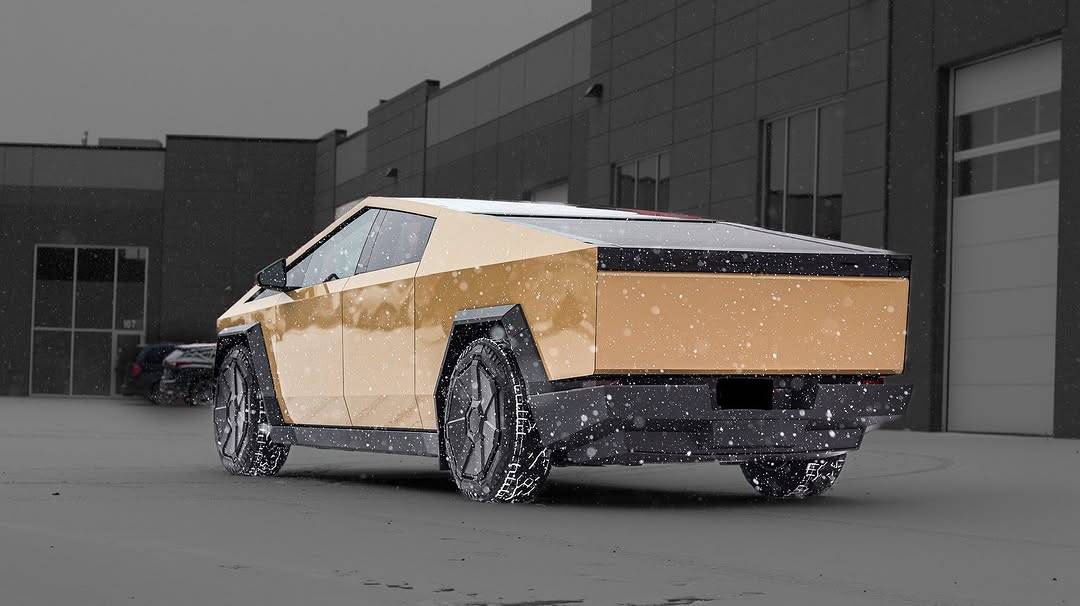 Tesla Cybertruck (PURE PPF) Gloss Macchiato Cybertruck wrapped by Canadian Auto Shield 468548643_18205612261289973_8986148856615553605_n