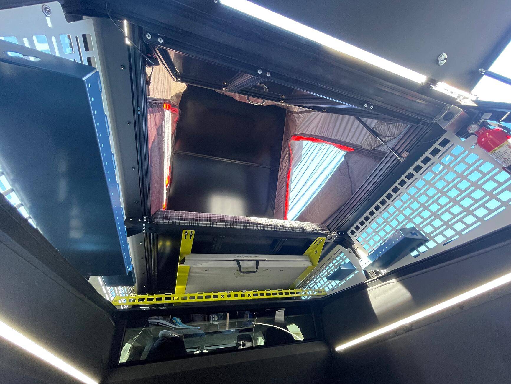 Tesla Cybertruck CYBERTRUCKco CyberCamper build on display at LA Auto show this weekend!, let us know what you think! tempImagesY6bTE