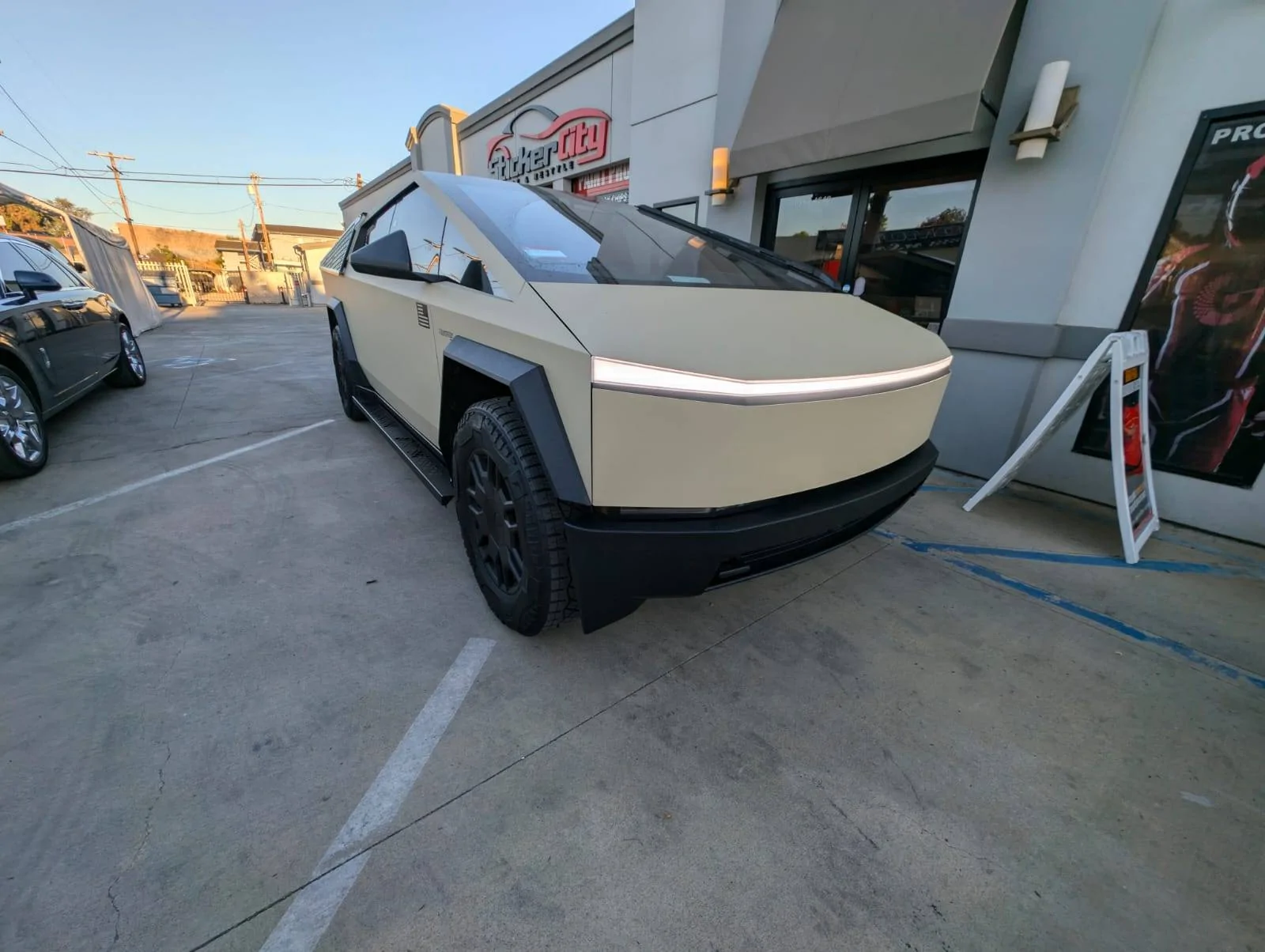 Tesla Cybertruck 🌟 Exclusive LA Deal: Free Cybertruck Upgrades Installation + 10% Discount at StickerCity!🚀🛠️ TESLA Cybertruck steprotect protection stickercity sliplo fender flares los angeles molle run