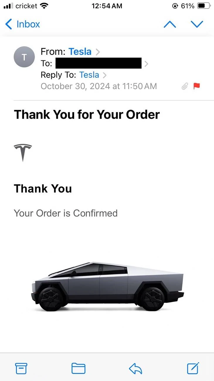 Tesla Cybertruck Referral Credit Question - Merging Accounts IMG_7216