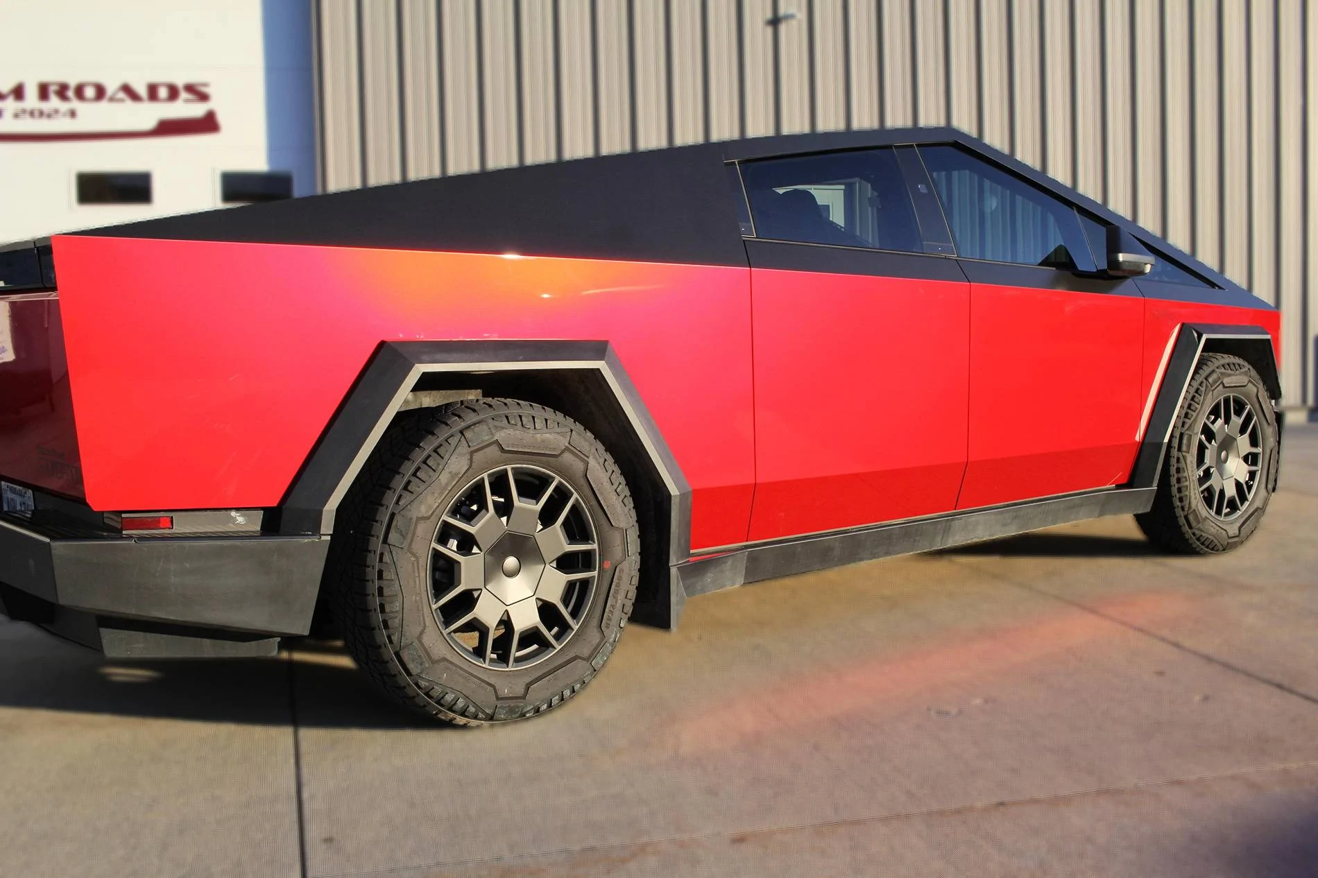 Tesla Cybertruck Show Off Your Wrapped Cybertruck!🚗✨ To Win Teslaunch DIY Color Wrap Film Giveaway IMG_0783