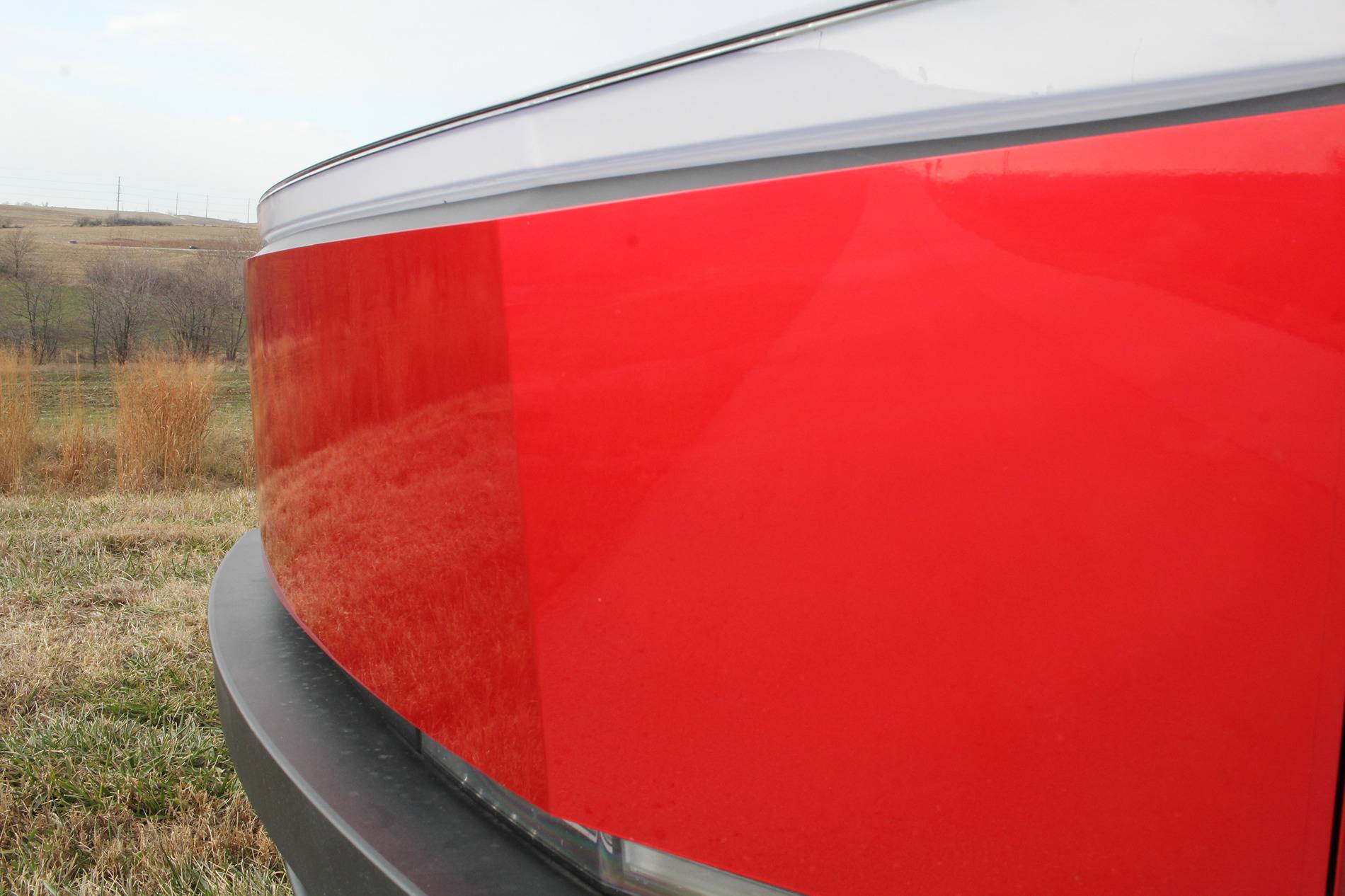Tesla Cybertruck Two tone True Blood wrap with Satin Black IMG_0882.JPG