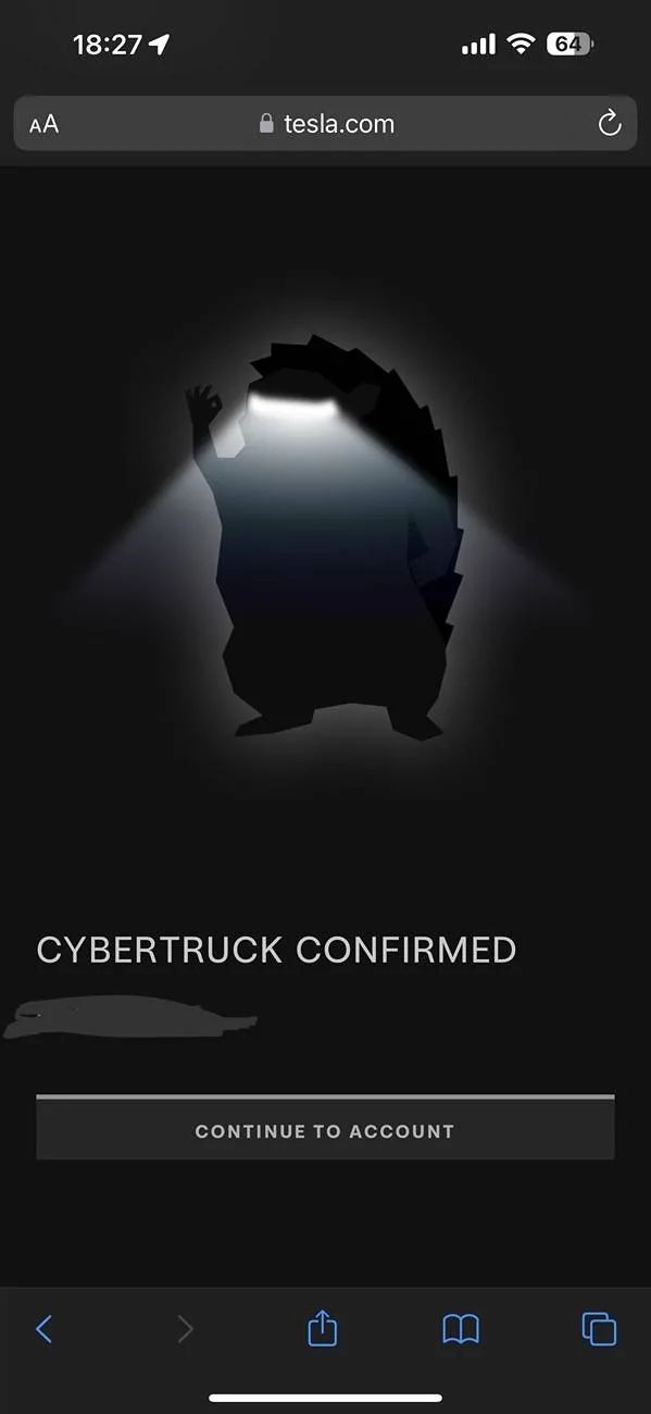 Tesla Cybertruck Ive decided to give Cybertruck another shot… VIN assigned almost immediately IMG_2713