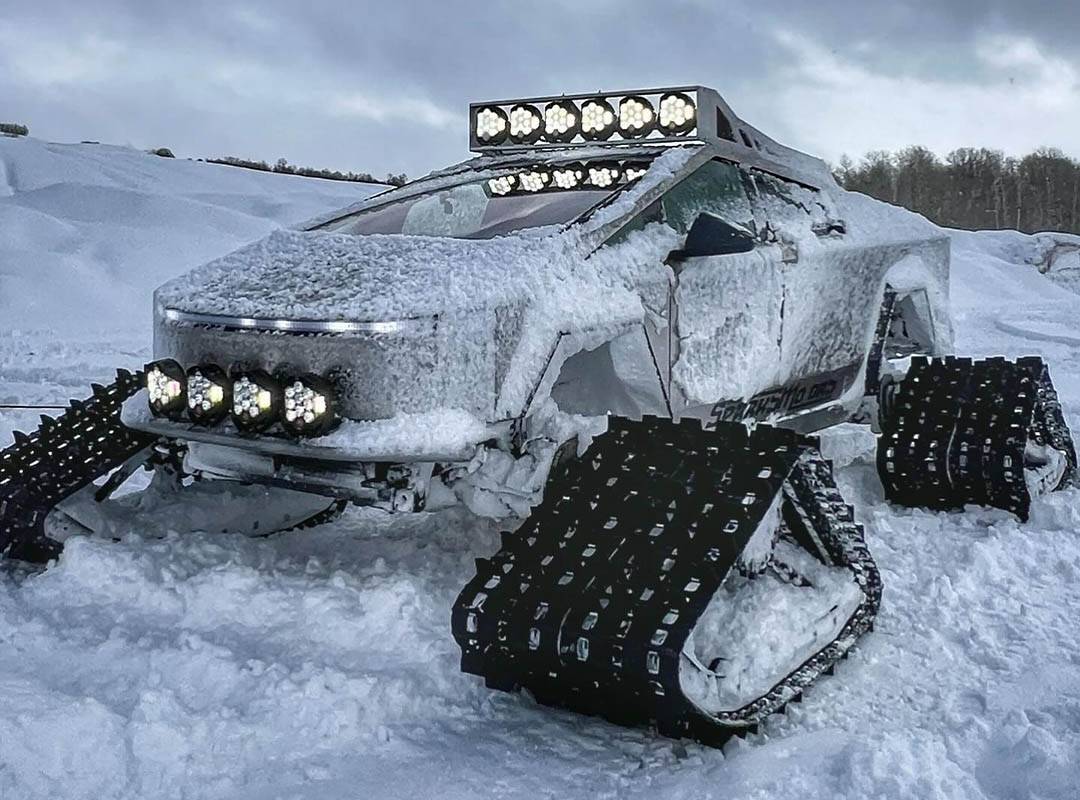 Tesla Cybertruck Headlight visibility recall for snow / ice issues? IMG_7226