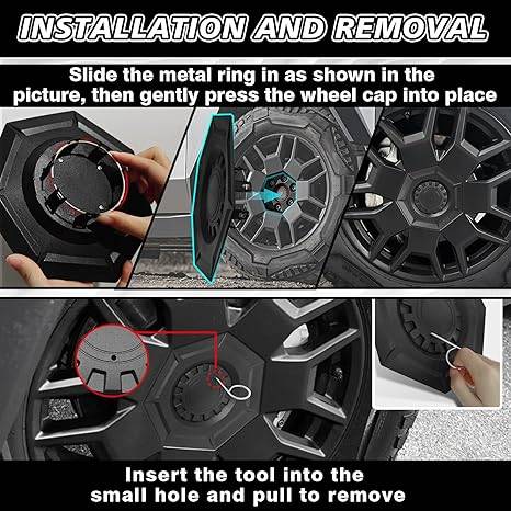 Tesla Cybertruck BestEvMod-Cyber Monday Deal 10% OFF 4PCS Wheel Center Hub Caps! 3