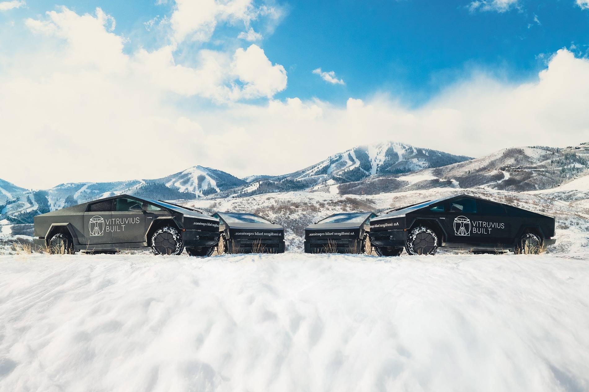 Tesla Cybertruck BLACK Vinyl Wrap & PPF Cybertruck -- Photos & Videos Gd1jFx4XoAA8rsV
