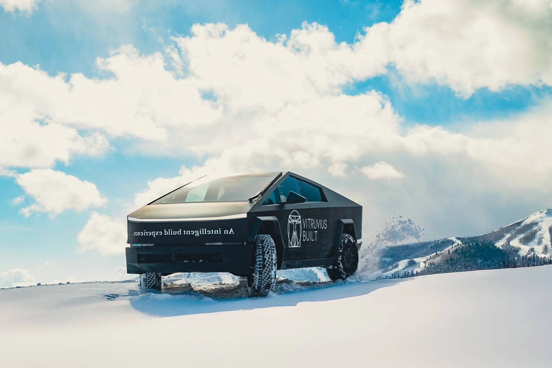 Tesla Cybertruck BLACK Vinyl Wrap & PPF Cybertruck -- Photos & Videos Gd1jFx5WcAAzYUP