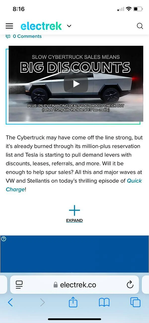 Tesla Cybertruck Too expensive...not going to be able to order after 4 years IMG_1185