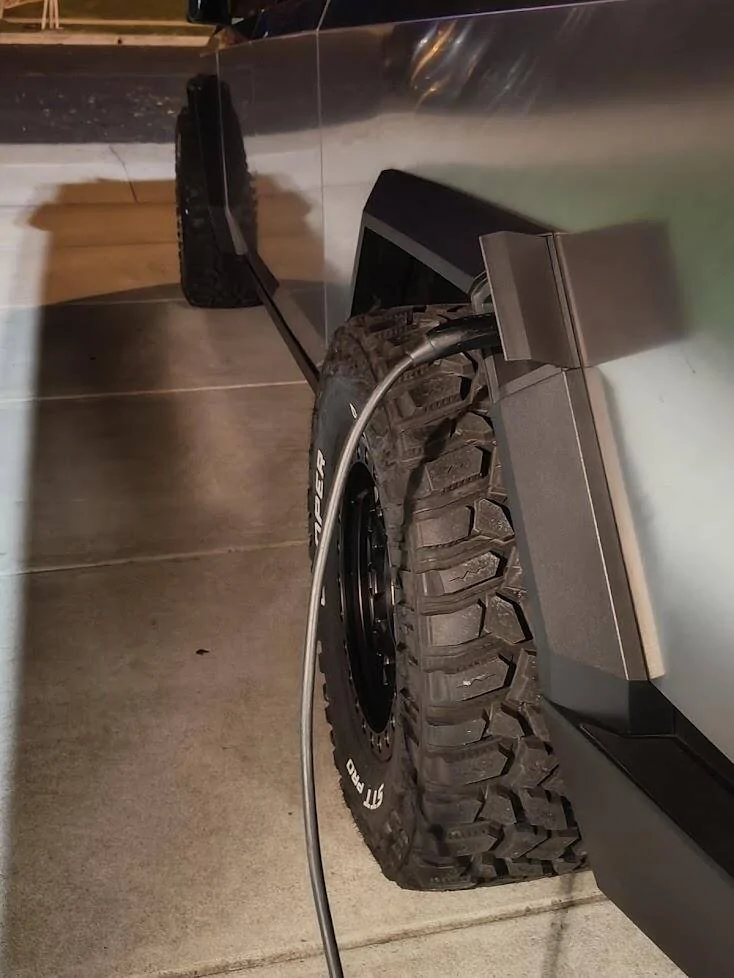 Tesla Cybertruck Cyberbeast w/ Cooper STT PRO Tires (325x65x18) + 18" Black Rhinos Wheels 1733268442239-0n