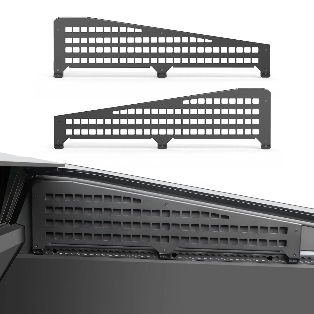 Tesla Cybertruck Free test product get review + cybertruck bed molle panels three people need to grab a response 1