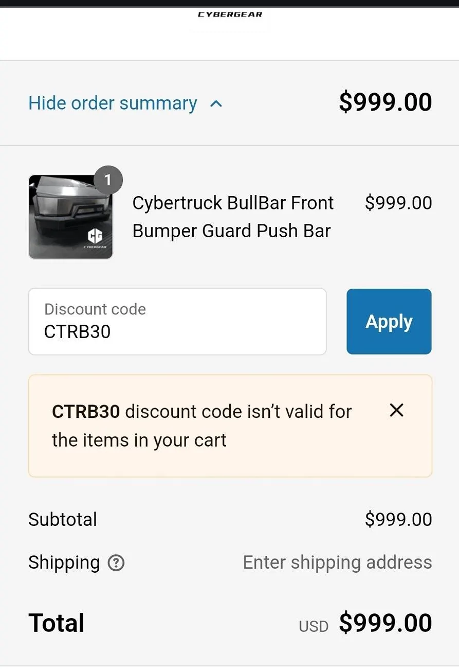 Tesla Cybertruck Bull Bar for Cybertruck by Cybergear: Rugged Strength, Perfect Style. Screenshot_20241205_082347_Chrom