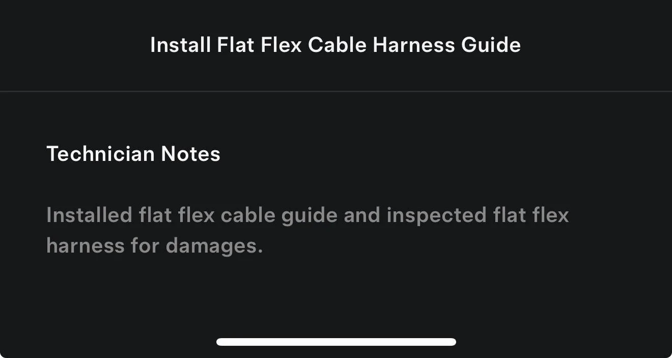 Tesla Cybertruck Flat Flex Cable Harness Guide Service Bulletin - Anyone else fix yet? IMG_0193
