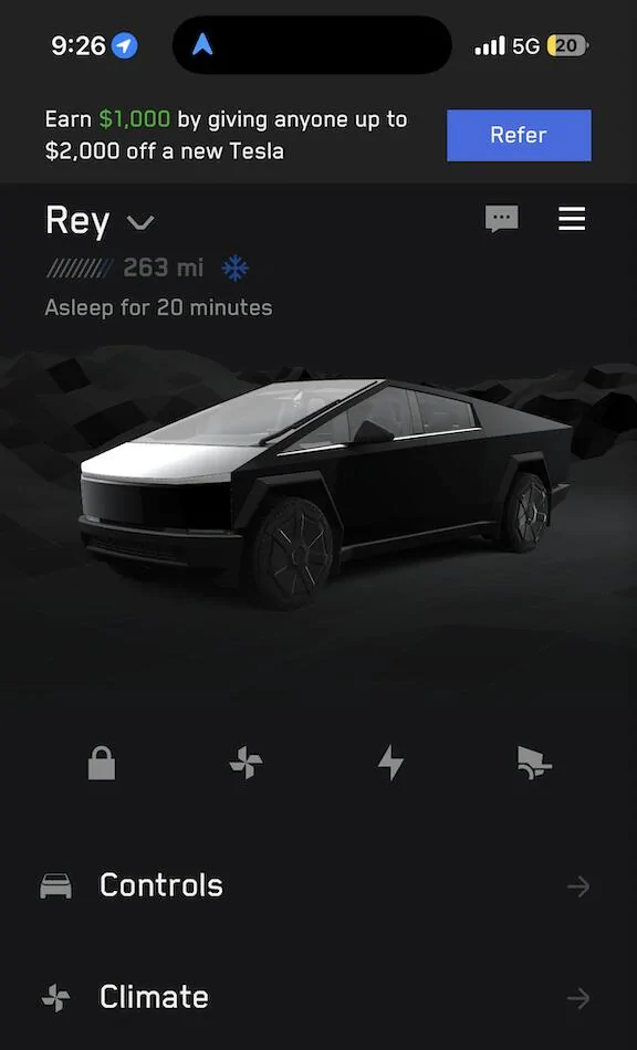 Tesla Cybertruck Battery Vampire Drain Observation Data (sitting in cold temperatures) Screenshot 2024-12-05 at 8.49.12 AM
