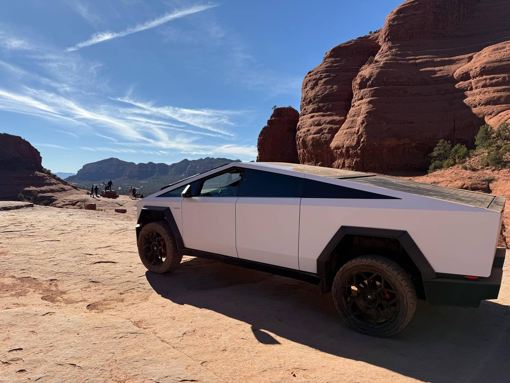 Tesla Cybertruck ⛰️ Cool Mountain views ⛰️ in Cyber on 24" CT7 - T Sportline Wheels 54a3ca3f-032c-4a24-9b8e-4f344693695b