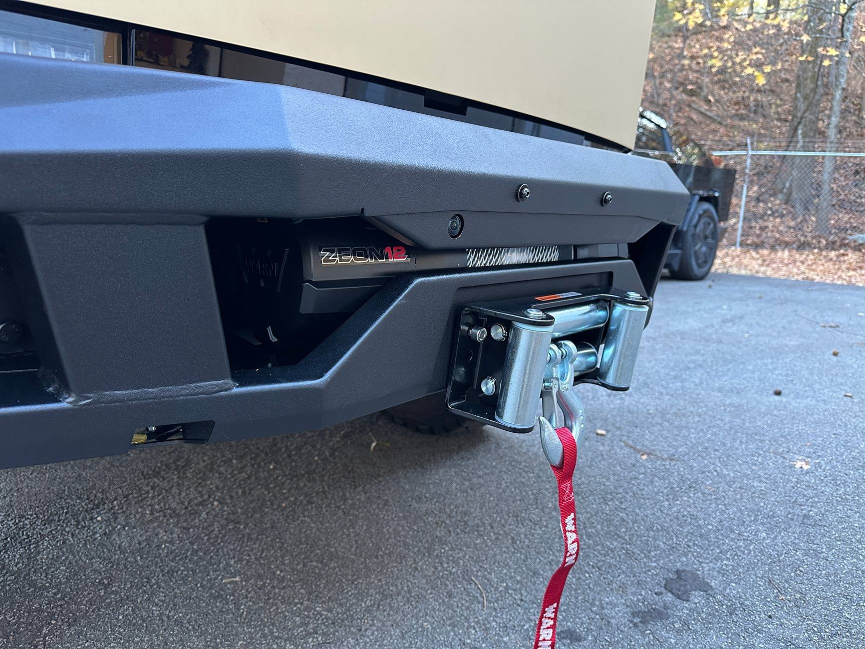 Tesla Cybertruck Introducing T Sportline CTX Extreme Duty Front Bumper with Integrated Winch (High-Output) & Lighting IMG_4329