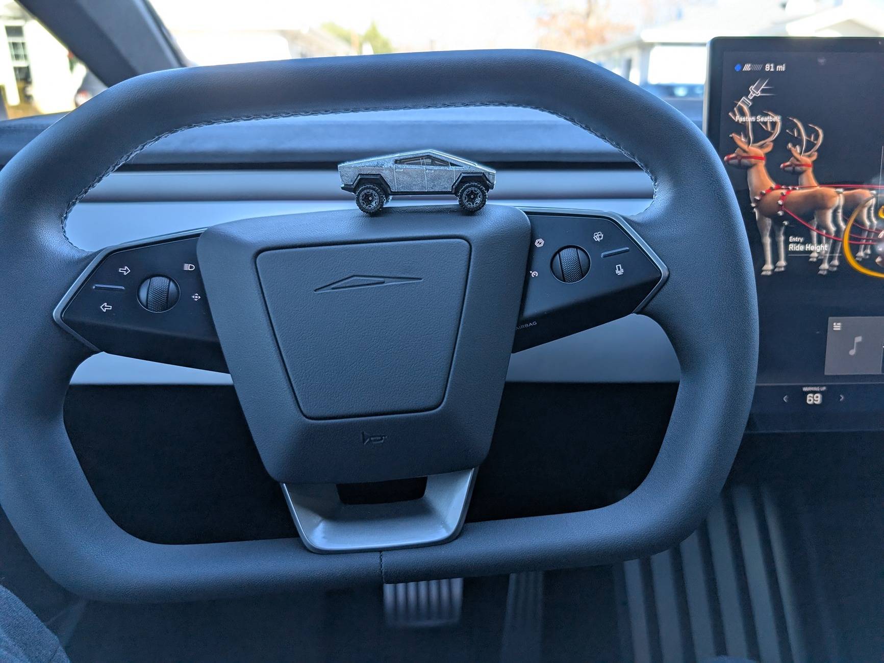 Tesla Cybertruck Someone left something on my windshield 1000001150