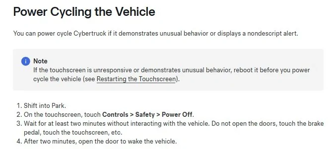 Tesla Cybertruck CT won't start charging OhVIcFj