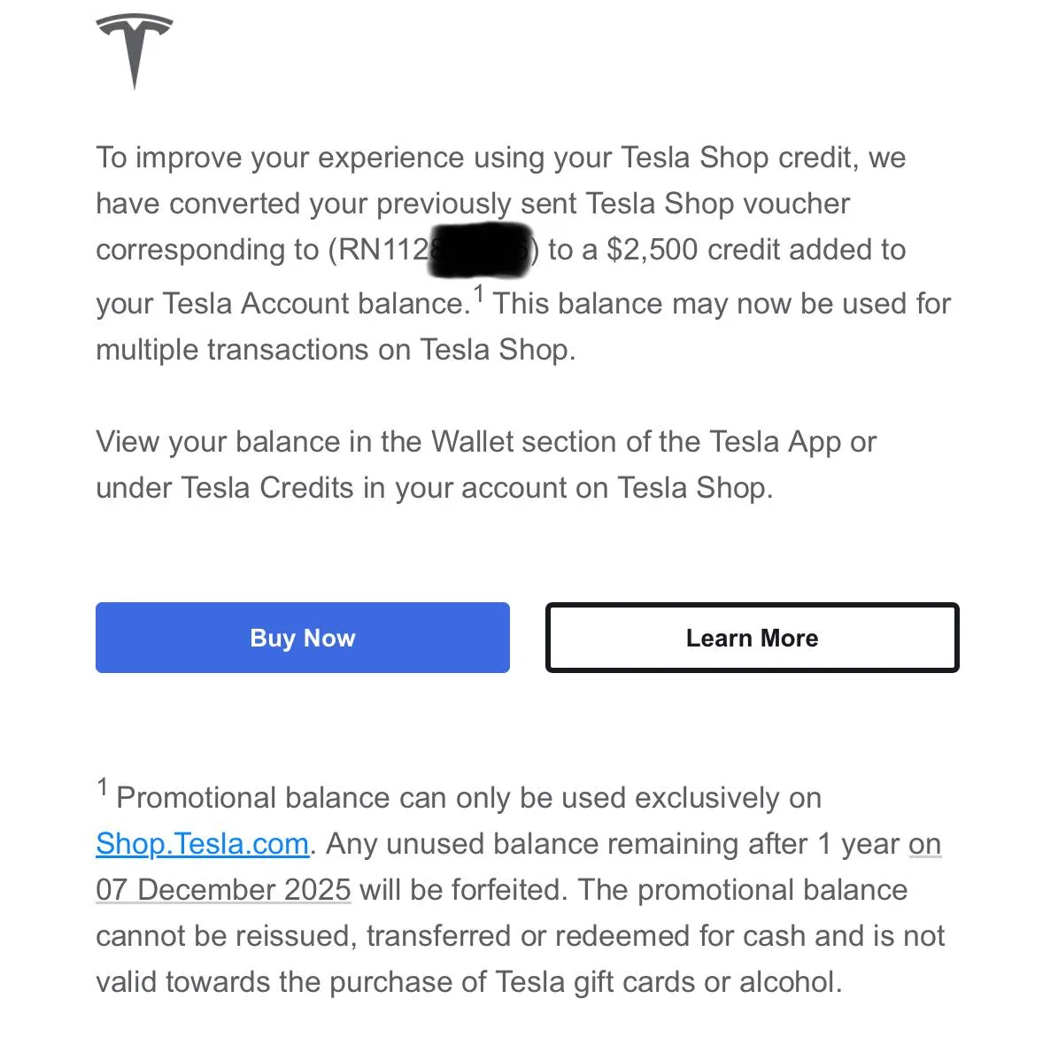 Tesla Cybertruck Update: Oh Well...Received $1800 additional Tesla Shop Credit?! IMG_0376