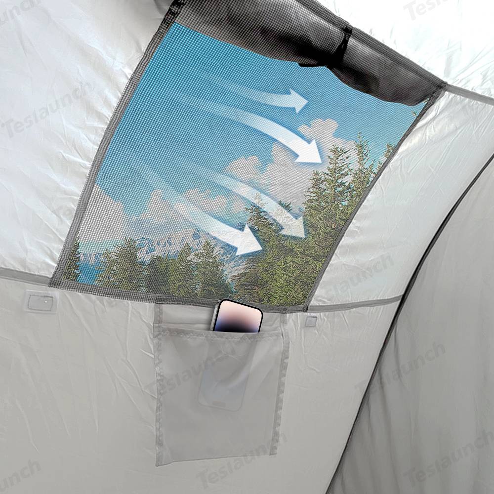 Tesla Cybertruck Teslaunch's Portable Trunk Bed Pop-Up Camping Tent for Your Cybertruck! Affordable Camping for Road Trips 🚘⛺ 6